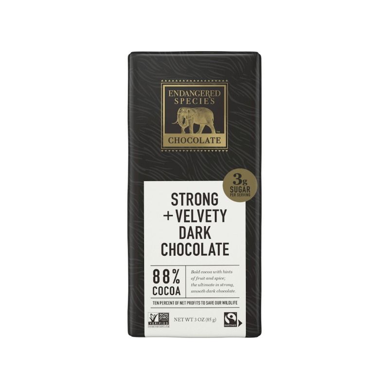 Endangered Species Chocolate - Extreme Dark Chocolate Bar