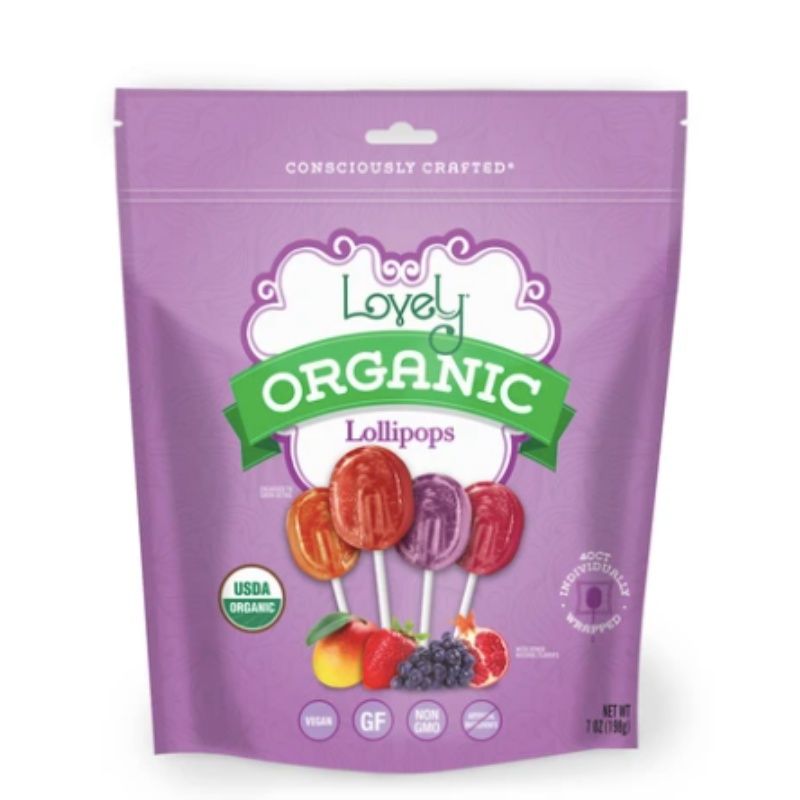 Lovely Candy Halloween Organic & Vegan Lollipops