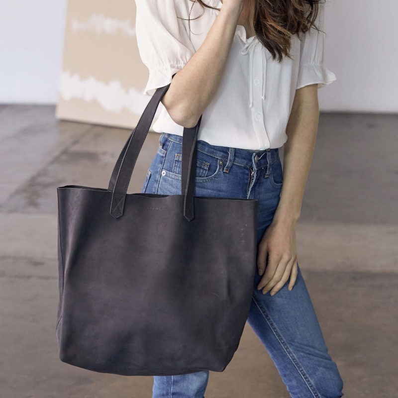 sustainable hand bags for women, vegan leather tote bag for women