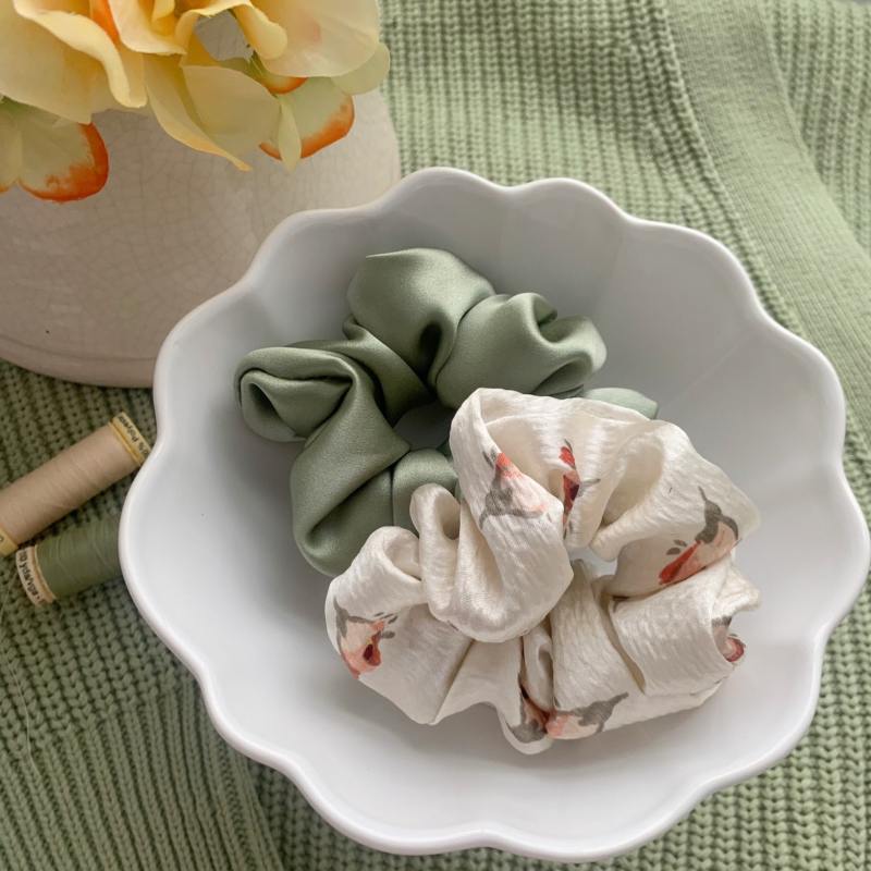 Gift ideas for women - Handmade silk scrunchie
