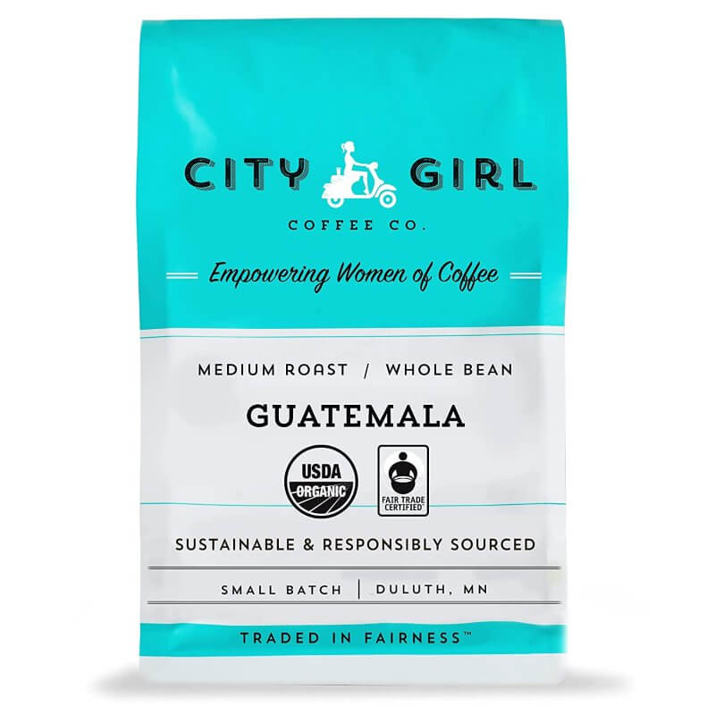 Valentine's Day gift ideas, city girl Guatemala fair trade coffee beans