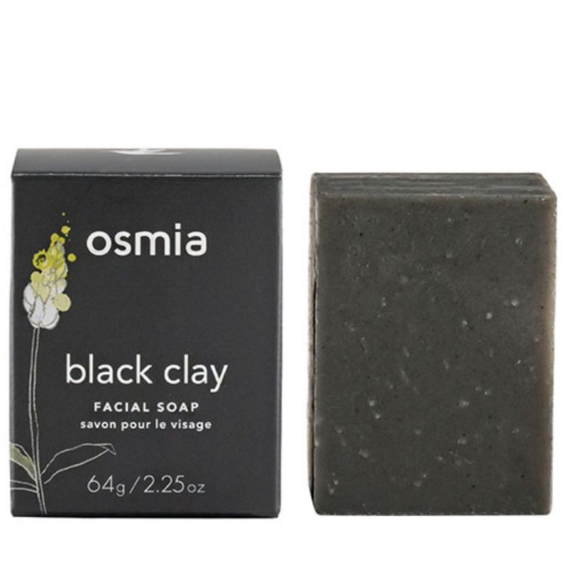 organic skincare products osmia black clay facial soap