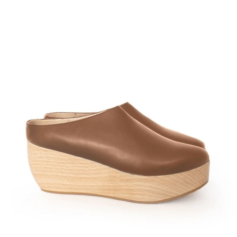 vegan footwear clog brown