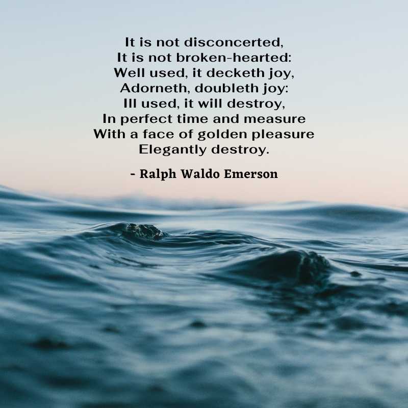 Poems On The Environment - Ralph Waldo Emerson