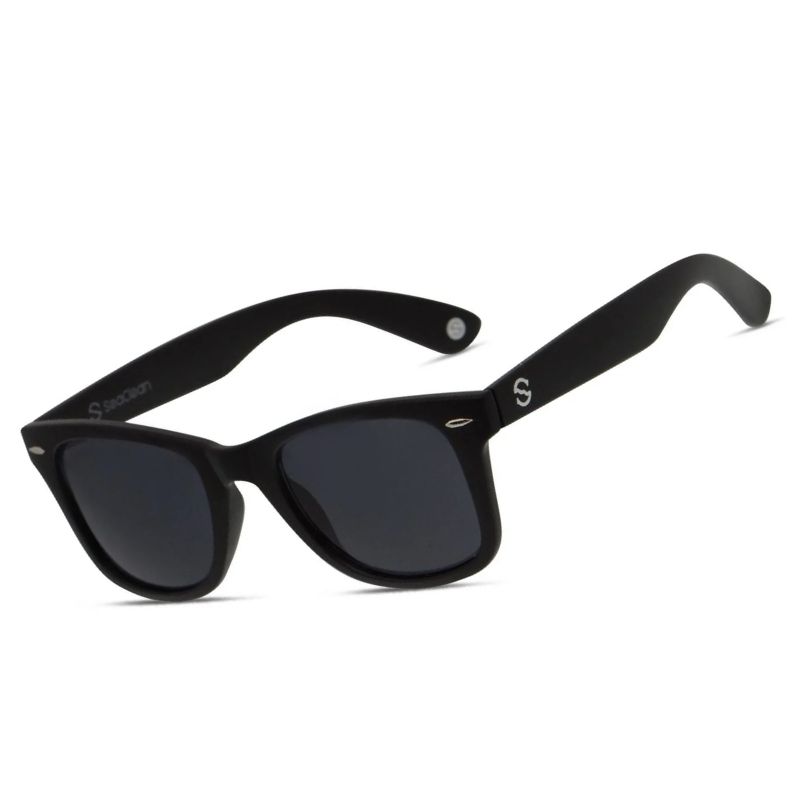 seaclean black eco-friendly sunglasses