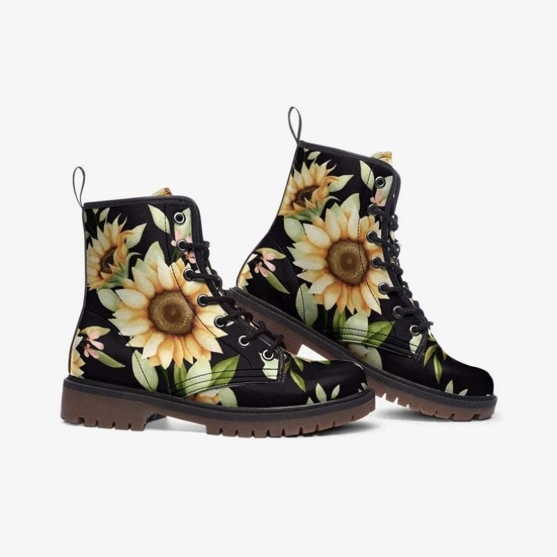 beautiful finds - sunflower vegan leather boots
