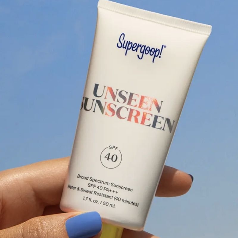 supergoop unseen sunscree must-have carry-on items