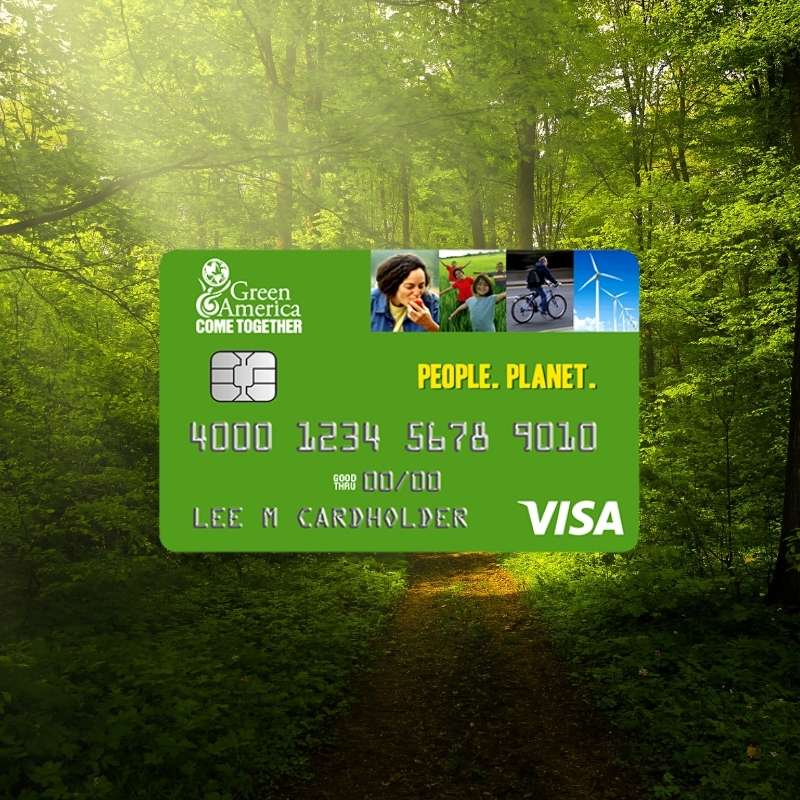 Eco-friendly Cards - Green America Visa