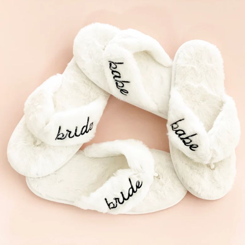 Wedding Shower Gifts - Bride Slippers