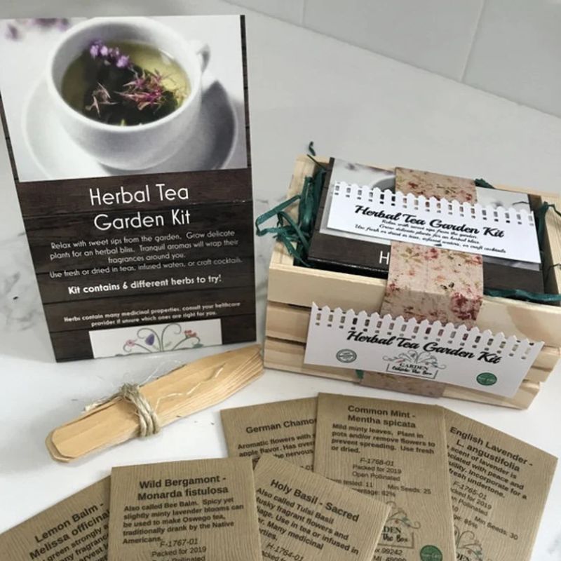 gifts for gardeners - herbal tea garden kit