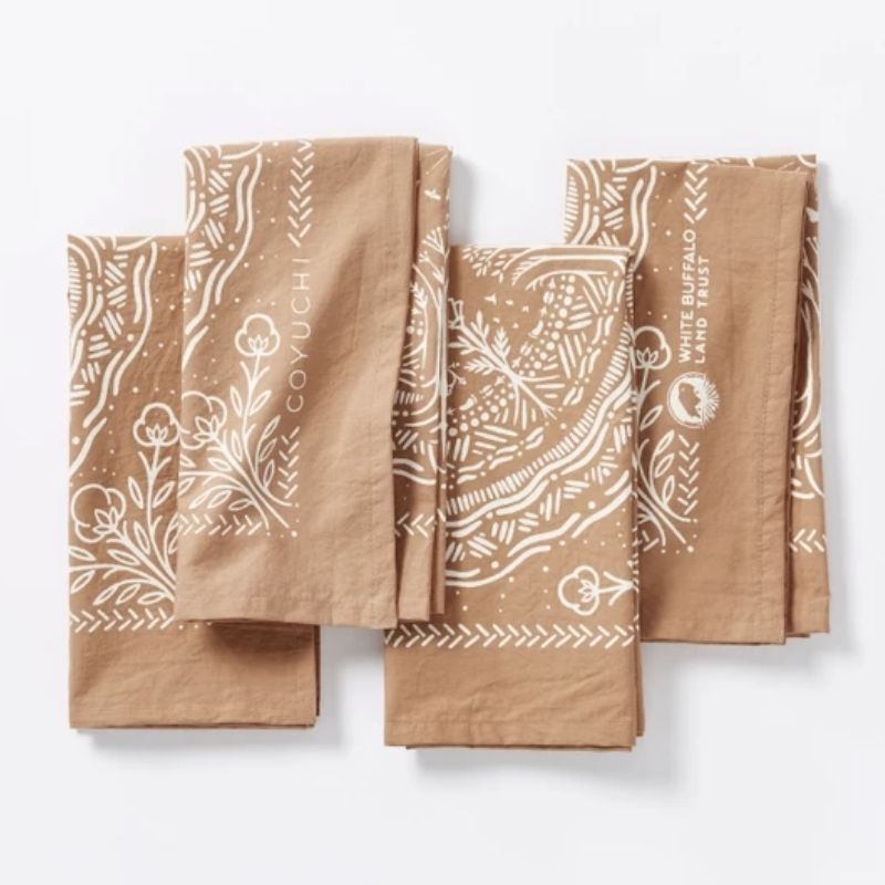 sustainable napkins by coyuchi