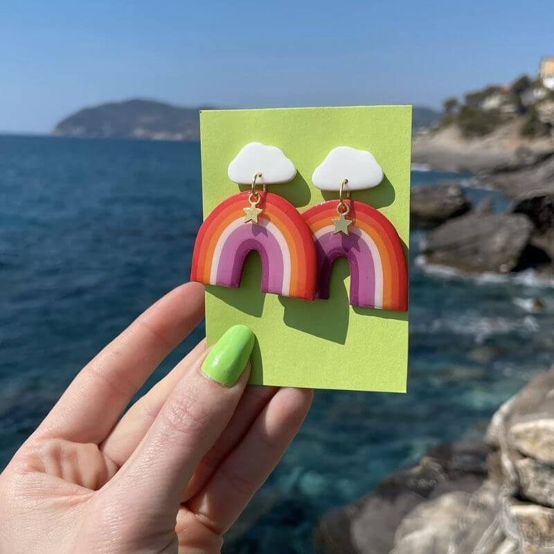 LGBTQ pride earrings
