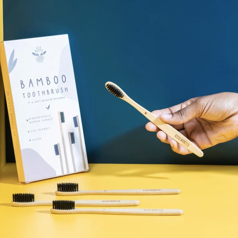 Natural Bamboo Toothbrush by EcoRoots