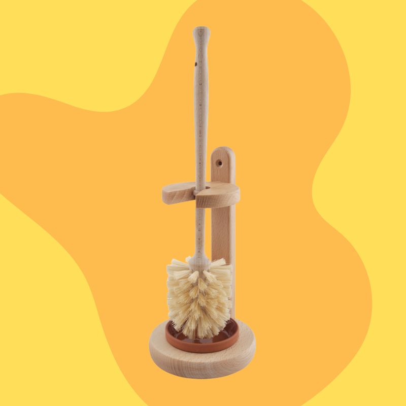 Redecker Handcrafted Toilet Brush and Stand