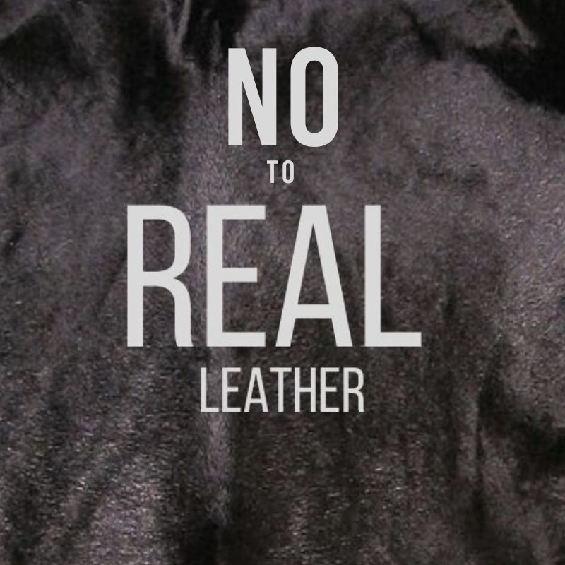 slow fashion tips: say no to real animal leather