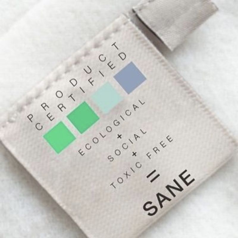 sane certified natural fabrics - zero-waste wardrobe