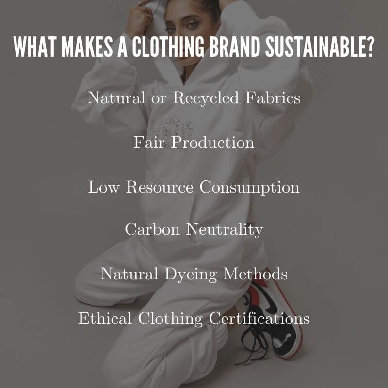 factors making a clothing brand sustainable