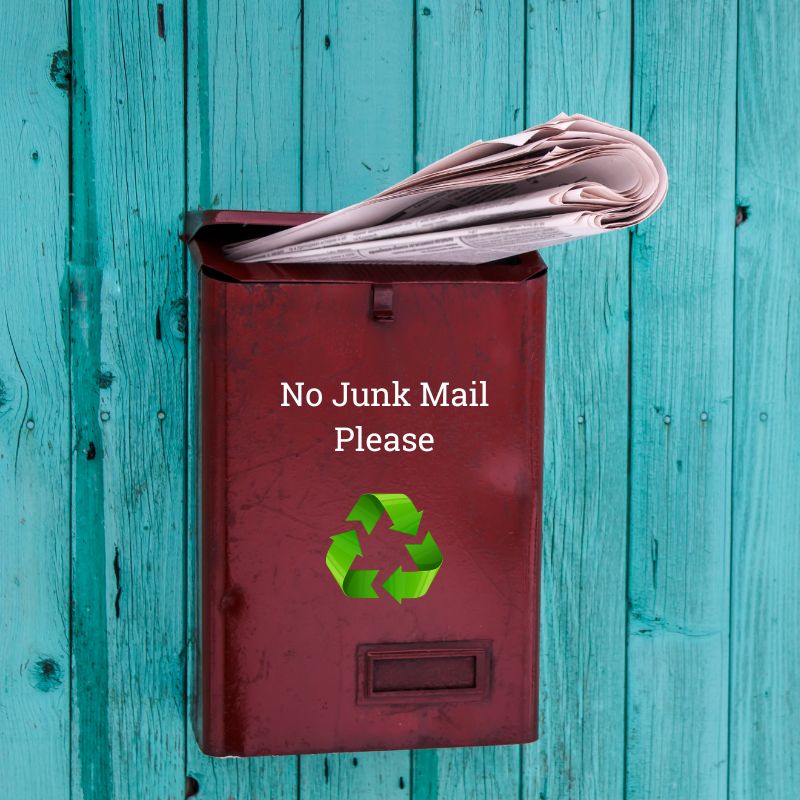 Get rid of junk mail with stickers