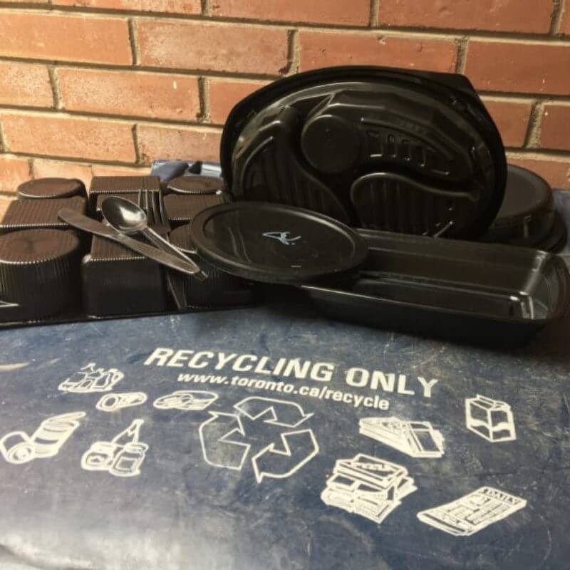 can black plastic be recycled