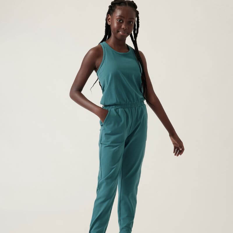green colored jumpsuit for middle school