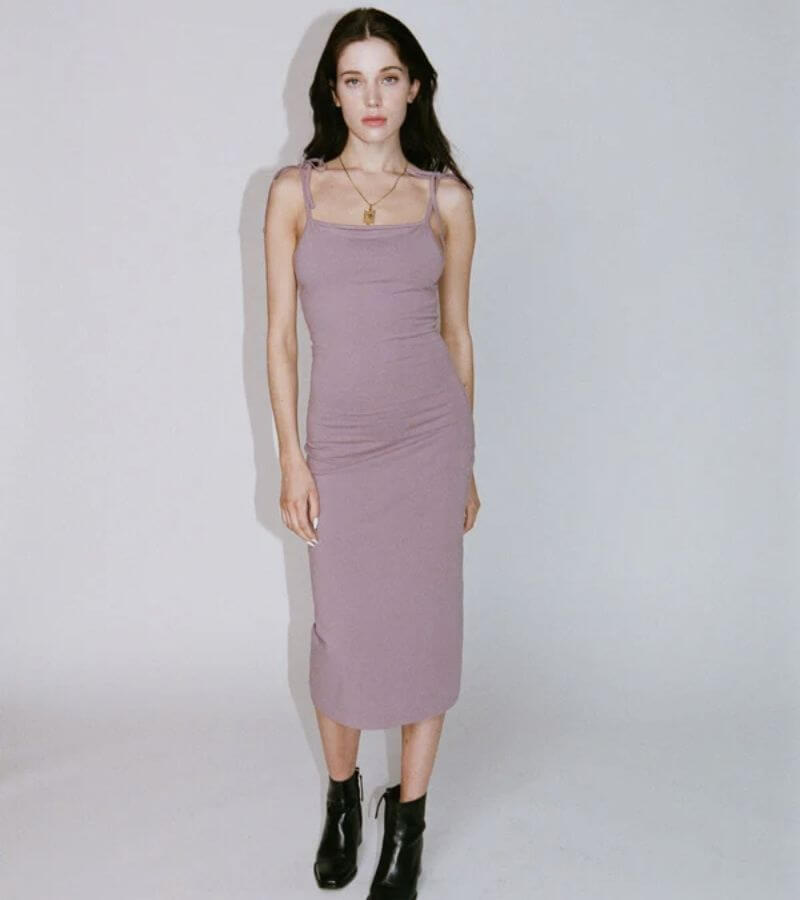 sustainable dresses by ethical fashion brands; wildflo studio
