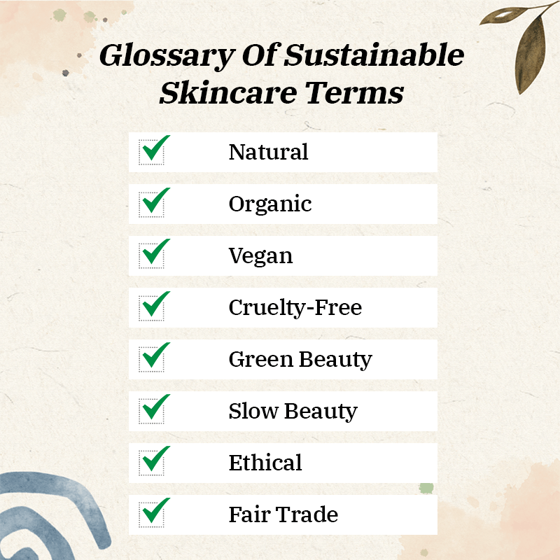 sustainable skincare terms